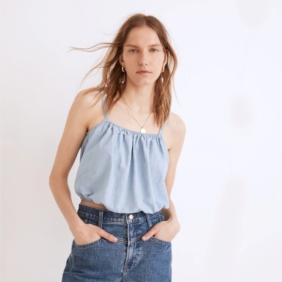 Madewell Tops - NWT Madewell Chambray Meriden Top Sz  Small